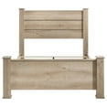 thumbnail image 4 of Oakglen 55-inch Queen Panel Bed Weathered Oak, 4 of 9