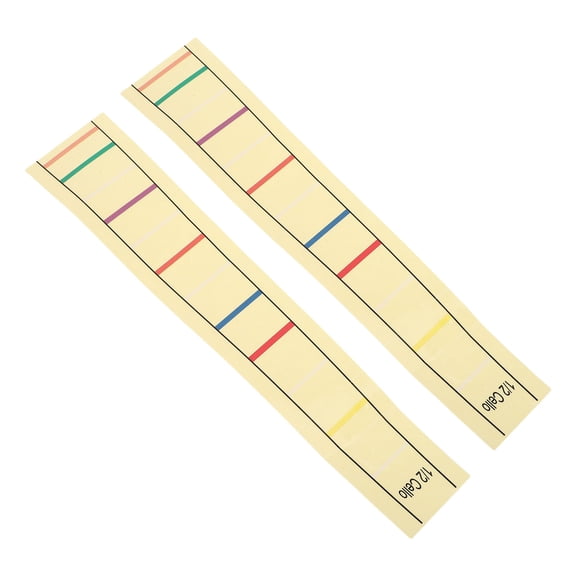 ETHZZLE 2Pcs Beige Cello Positioning Stickers Easy Removal Finger Placement Guide