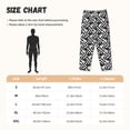thumbnail image 4 of Lsque Ying Yang Checkered Print Women's Pajama Pants, Lounge Pant - Comfortable Home Wear,Elastic Waistband, Stylish Design-X-Large, 4 of 9