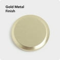 thumbnail image 4 of (2 pack) U Brands Round Metal Magnets, Set of 6, Gold Metal, 4 of 9