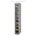 thumbnail image 3 of Whitmor Hanging Polypro Non-Woven Shoe Shelves Closet Organizer - 8 Section - Gray, 3 of 10