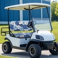 thumbnail image 3 of Uorisanigo Golf Cart Seat Cover 2 Pcs Comfortable Blue Hibiscus Flowers Seat Towel Blanket Polyester Dress UP Older Golf Cart Seats for Most 2 Passenger Club Car, 3 of 7