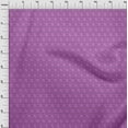 thumbnail image 4 of oneOone Polyester Spandex Purple Fabric Geometric Lines Heptagon Craft Projects Decor Fabric Printed By The Yard 56 Inch Wide, 4 of 4