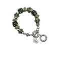 thumbnail image 1 of Silvertone Small ''Aunt'' Heart with Clear Crystal Fall Crystal Bead Charm Bracelet, 1 of 1
