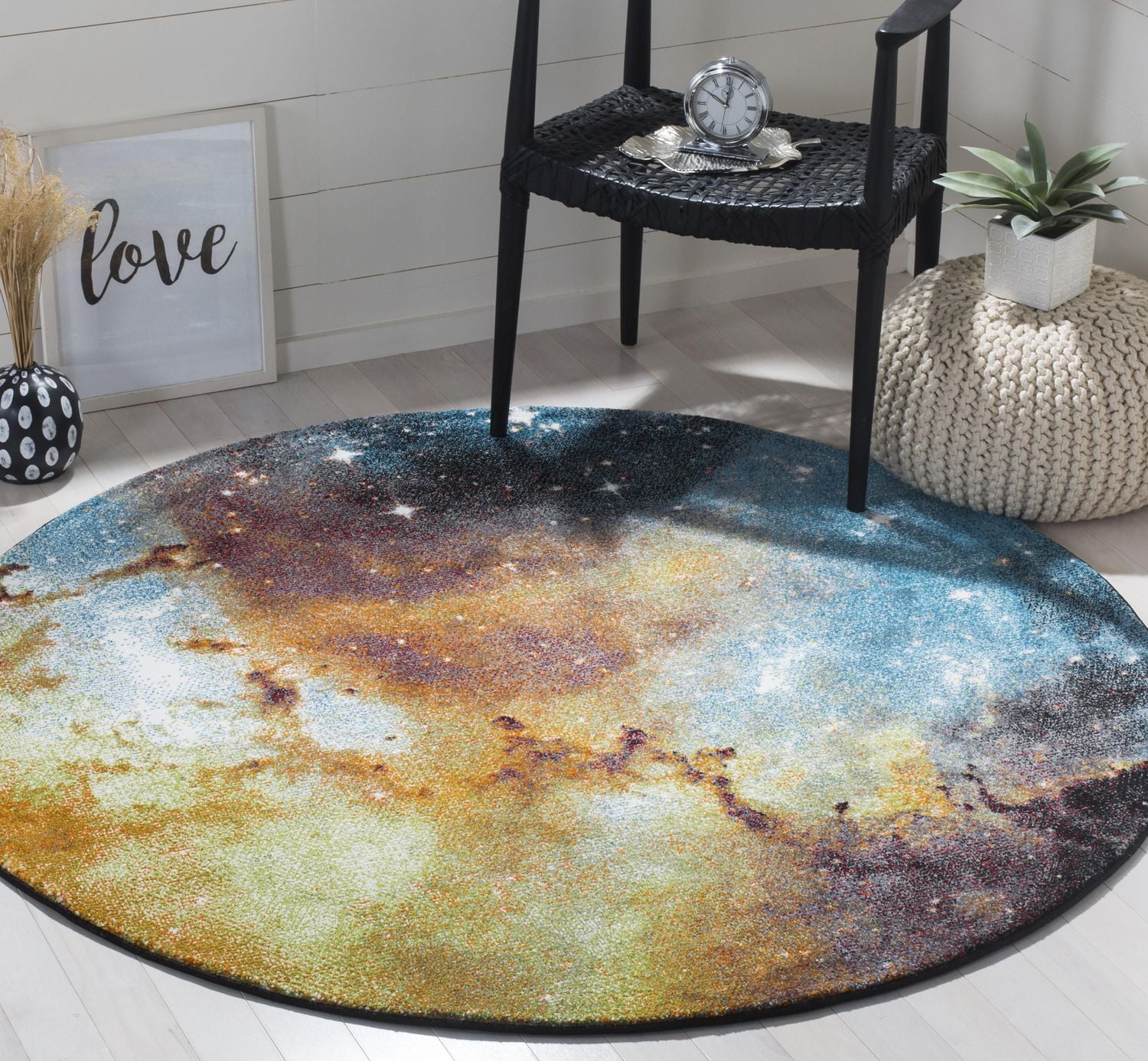 Safavieh Galaxy Kalden Tapis de Zone D’Astronomie