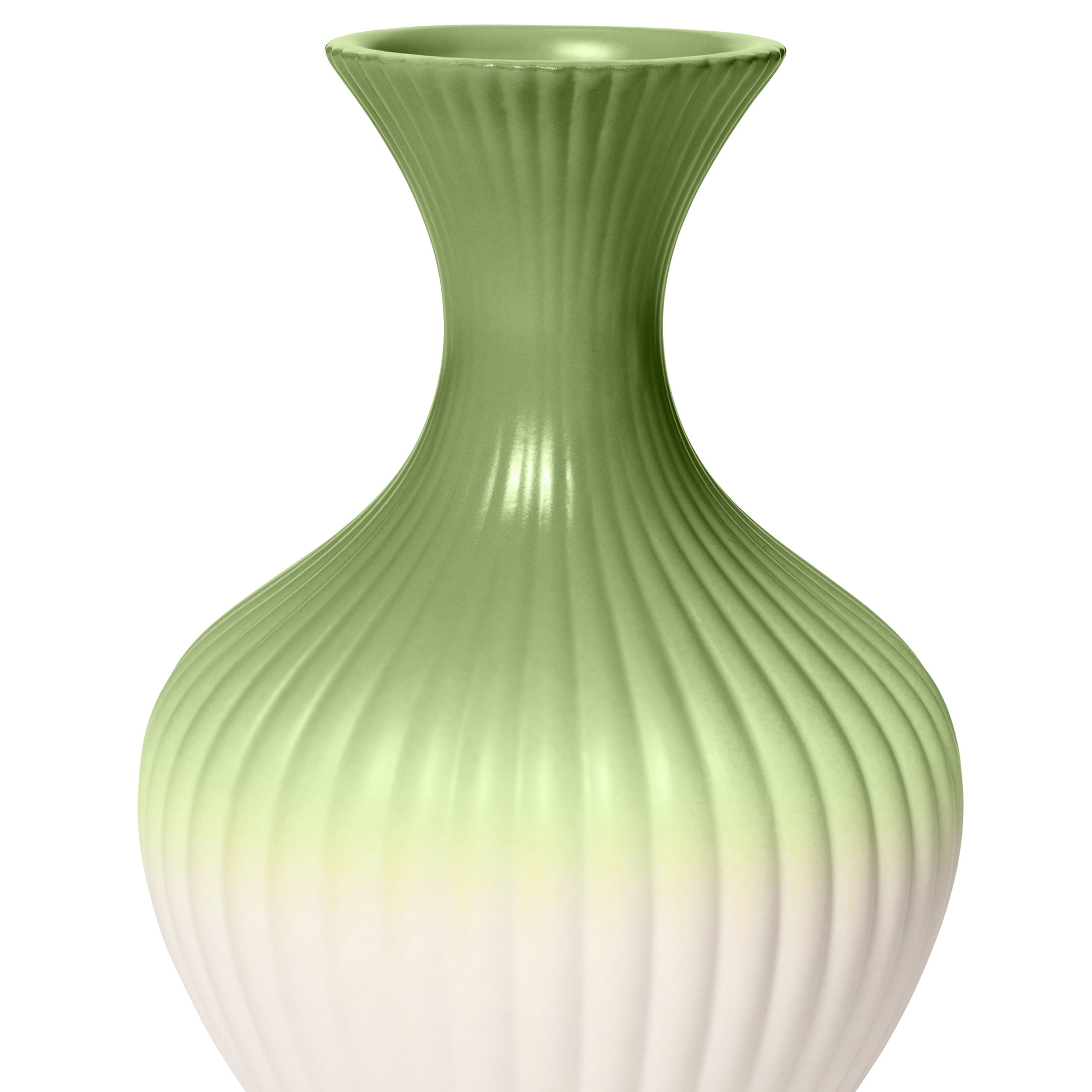 Temi Coker for Walmart Ceramic Decorative Vase, Green