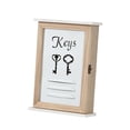 thumbnail image 3 of Portallaves decorativo para colgar en la pared, organizador de pared con 6 ganchos Blanco, 3 of 9