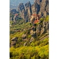 thumbnail image 2 of Jaynes Gallery 17x24 Gold Ornate Wood Framed with Double Matting Museum Art Print Titled - Greece-Meteora Greek Orthodox monasteries in the mountains, 2 of 4