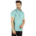 thumbnail image 3 of Bestman SolidÂ&nbsp;Button DownÂ&nbsp;ShirtÂ&nbsp;For MensÂ&nbsp;Loose FitÂ&nbsp;Formal/ Casual Short SleeveÂ&nbsp;Shirt, 3 of 7