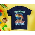 thumbnail image 3 of Paw Patrol Preschool Shirt for Boys - Official Nickelodeon Graphic Print Tee - High-Quality and Durable - Perfect for First Day of Preschool - Cool 'Just Got Cooler' Design - Navy 3T, 3 of 5