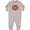 AC-Heather Grey, variant on Kawaii Happy Donut Chocolate Baby Fleece Romper