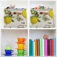 thumbnail image 7 of GZHJMY Lemon Branches Print Foldable Storage Bin Bedroom/Office Rectangular Canvas Basket 14.2"x10.2", 1 PCS Cube Organizer Boxes with Handles for Books/Clothes/Toys, 7 of 7