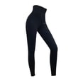 thumbnail image 2 of Pantalones de yoga cómodos para mujer BLESIY Leggings con control de abdomen Negro L, 2 of 8