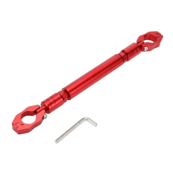 Unique Bargains Motorcycle Motorcycle Balance Bar Adjustable Handlebars Motor Bike Handlebar Red with Small Wrench 1 Set