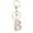 B, variant on DGMIOCS Gold Letter A-Z Keychain for Women Bag Charms Purse Charms For Handbags Metal Alphabet Initial Letter Keychain