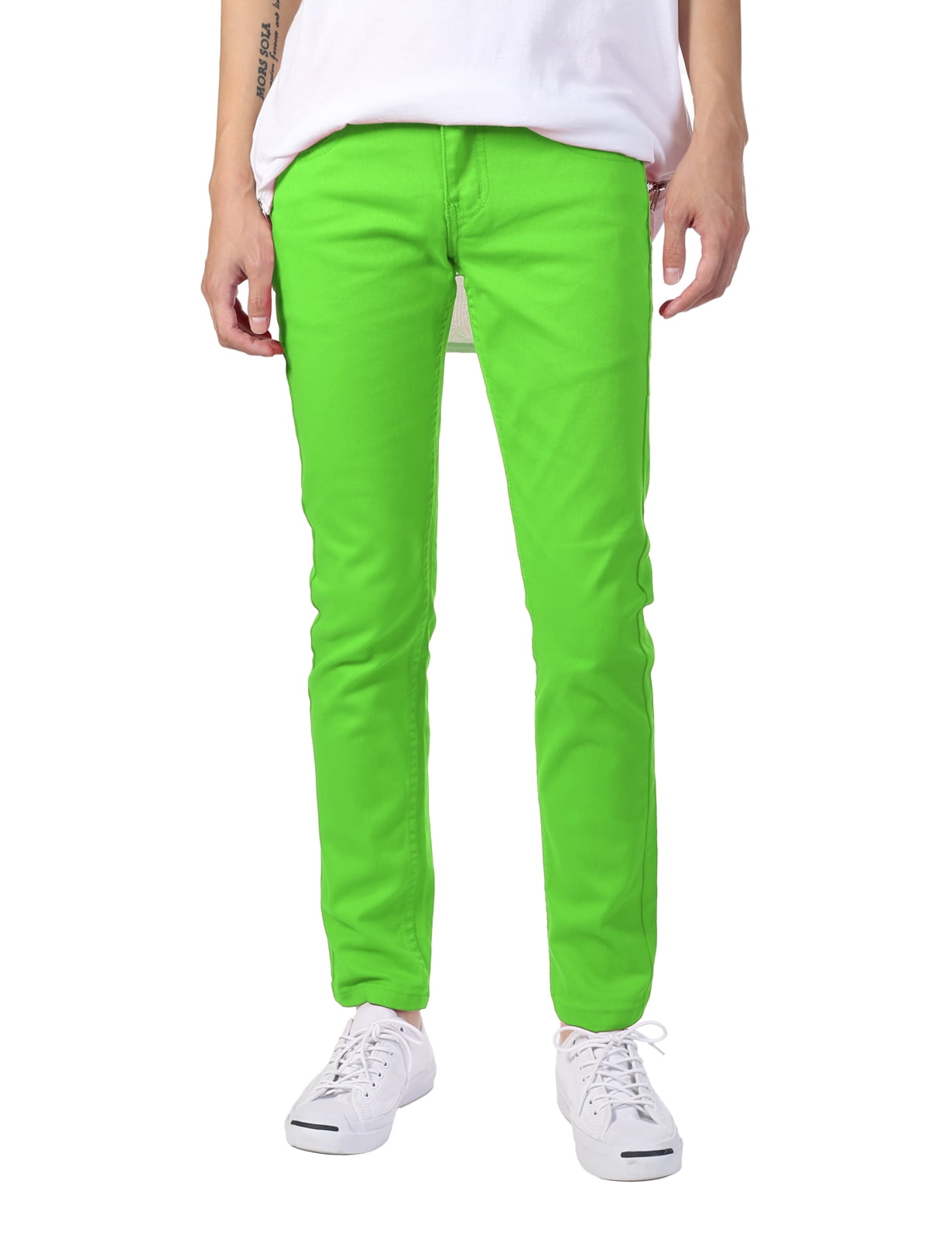 Light green skinny jeans 2025