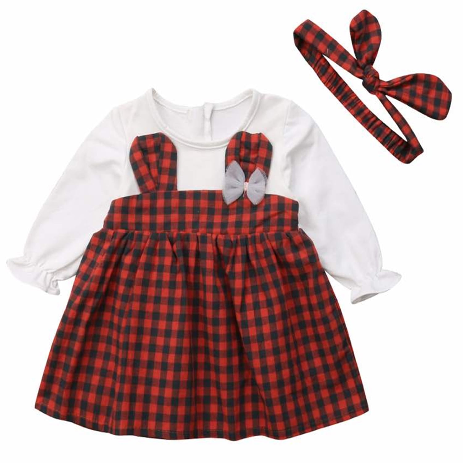 baby checkered dress
