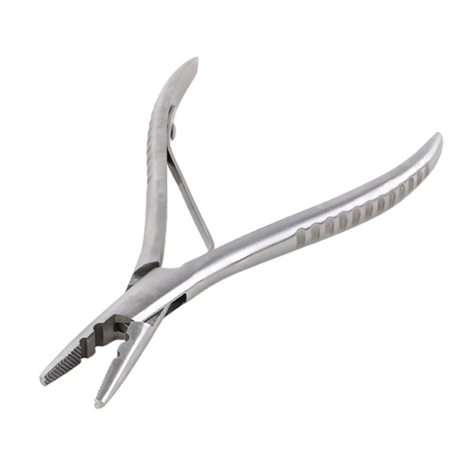 Stainless Steel Hair Bun extension Plier for Use with Removal, Also Be Used to Re-Tighten Or Adjust Linkers - 2 Holes