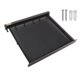 thumbnail image 1 of Retractable Clothes Drying Rack with Template Wall Mount Mesh Breathable Platform Aluminium Laundry Drying Rack for Patio Bathroom Grey, 1 of 5