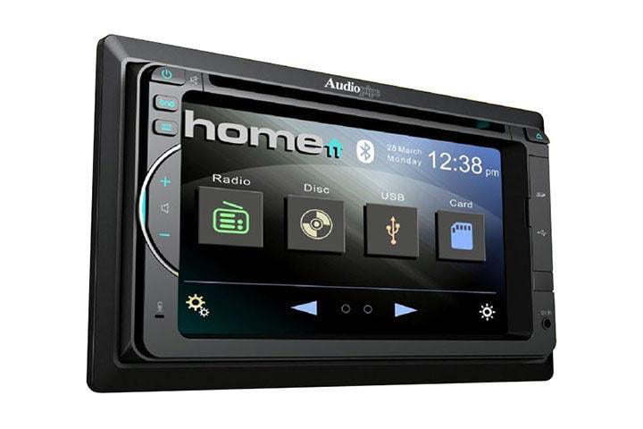 Audiopipe 6.2 DVD/CD Fixed Panel Receiver bluetooth AM/FM USB/SD Remote 