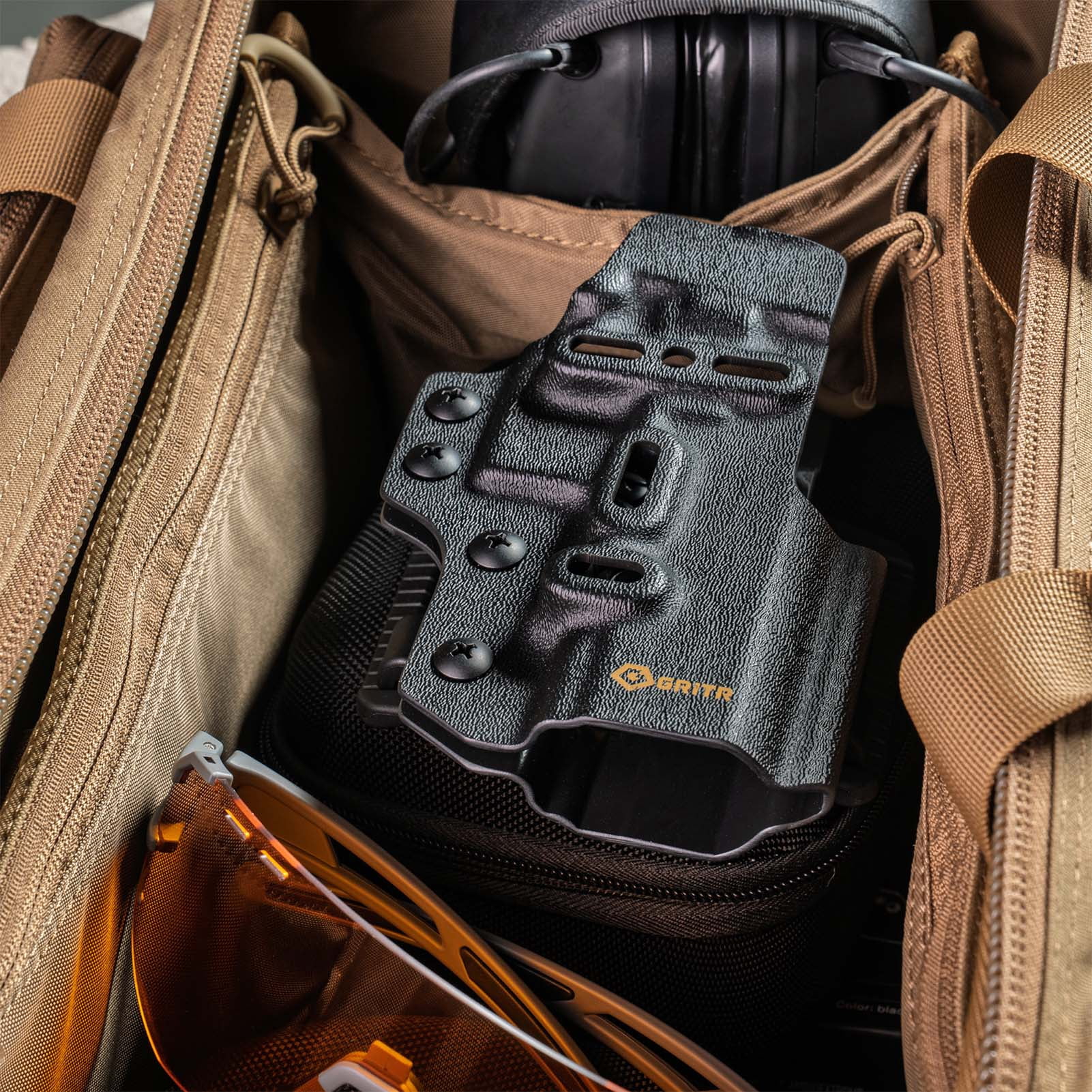GRITR Ambi OWB Kydex Holster; Fits Staccato HD P4/P4.5/C3.6