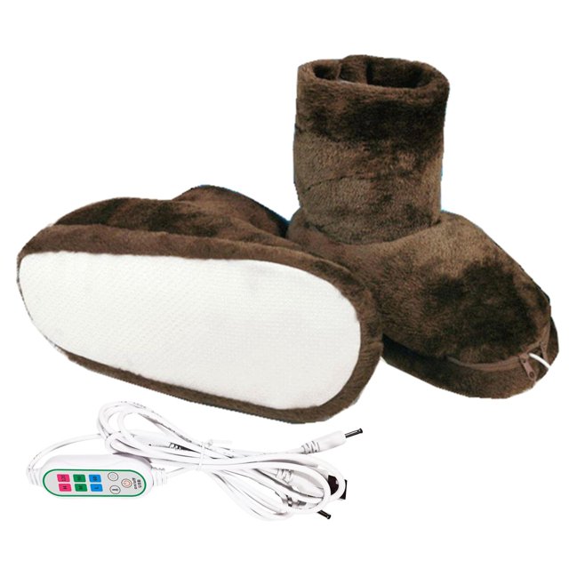 Calzado de invierno Calentador de pies USB lavable Botas de esquí Interior para Café Zulema Botas calefactoras