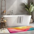 thumbnail image 2 of Colorful Tie Dye Wave Pattern Kitchen Rug Mat,Kitchen Runner Rugs Non Skid Washable,Decorative Kitchen Floor Mats for Kitchen,Sink,Laundry,17"x47.2", 2 of 7
