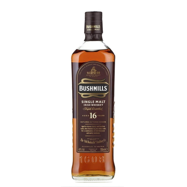 Paquete de 3 Whisky Bushmills Malt 16 Años 750 ml