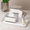 thumbnail image 3 of Tissue Box Organizer Acrylic Milky, 3 of 3