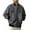 Gray, variant on Puntoco Men Long Sleeve Shirt Mens Lightweight zipper Jackets Down Casual Cotton Barn Jacket Vintage Military Fall Outwear with Pockets Khaki XL(XL)