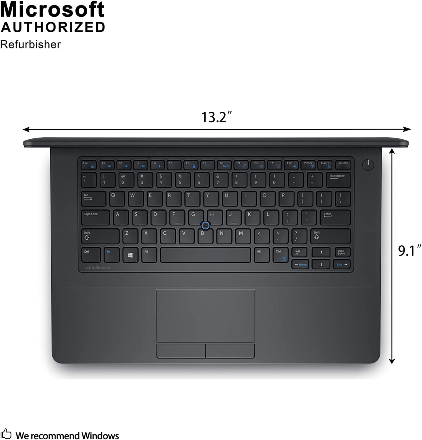 Dell Latitude E5470 HD Business Laptop Notebook PC (Intel Core i5-6300U, 8GB Ram, 256GB Solid State SSD, HDMI, Camera, WiFi, SC Card Reader) Win 10 Pro