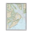 thumbnail image 3 of Stupell Industries Hilton Head South Carolina Coastal Nautical Map , 11 x 14, Designed by Daphne Polselli, 3 of 5