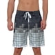 thumbnail image 1 of PANTALONES CORTOS DE HAWAII PARA HOMBRE CON CORDÓN EN LA CINTURA, COLOR GRIS, ESTILO A CUADROS, DÍA DEL PADRE, TAMAÑO 38, 1 of 5
