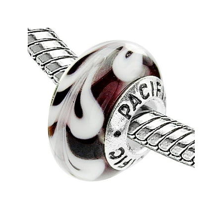 Pacific 925 Charms Sterling Silver Core Glass Bead - Beauty in a box
