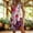 Pink, variant on QUNYINEY Mini Casual Sundresses for Women Floral Sleeveless A Line Beach Tank Dress Vacation Loose Fit V Neck with Pockets Dresses