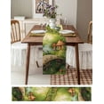 thumbnail image 3 of Mushroom Forest Table Runner 120 Inches, Green Fantasy Cottage Vintage Plant Lake Bed Runner Dresser Scarves Tabletop for Indoor Outdoor Parties/Ceremony/Banquet, 13"x 120", 3 of 8