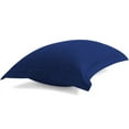 thumbnail image 2 of BedDecor 100% Egyptian Cotton 600TC 2PC Pillow Sham Solid Royal Blue Standard, 2 of 4