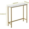 thumbnail image 3 of Entryway Console Table - Slim Design for Hallways & Living Rooms, 3 of 7