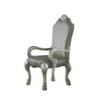 thumbnail image 5 of Bowery Hill Traditional Arm Chair in Vintage Bone White and PU (Set of 2), 5 of 5
