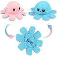 thumbnail image 3 of Peluche de pulpo reversible bronceado jianjun gigante 80cm Rosa y azul, 3 of 3
