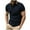 Navy, variant on WREESH Men's Fallow Button Henley Shirts Turn-Down Collar Top with Short Sleeve Sports Style a Solid Color Top for Athletic Performance White