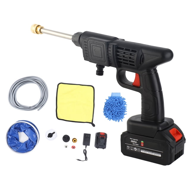 Lavadora de alta presión para coche de 240 W, 21 V, 435 PSI, 20 000 mAh, herramienta de limpieza portátil para suelos de motocicletas
