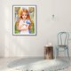 thumbnail image 3 of 5D DIY Diamante Pintura Chica Abrazando Animal Full Round Drill Home Art Picture Hugtrwg Para estrenar, 3 of 9