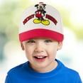 thumbnail image 4 of Disney Mickey Mouse Toddler Baseball Hat for Boys Kids Cap Size 2-4 or 4-7, 4 of 6