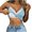 *Light Blue, variant on VBVC Women's Lace V-Neck Built In Bra Tank Top , Ladies' Soft Stretch Spaghetti Strap Layer Camisole , Summer Lounge Going Out Tops For Women,Army Green,S-2XL
