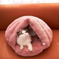 thumbnail image 2 of AZXY Covered Dog Beds,Dog Beds for Small Dogs,Washable Dog Bed Medium,Cute Warm Small Cat Bed,Chew Proof Cotton Funny Fuzzy Pet Beds for Cats Clearance Pink, 2 of 6