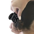 thumbnail image 6 of PONPRNGY 1PCS Mini Hair Claw Clips, Bangs Strong Grip Multifunction Clamp Clips (Black), 6 of 7