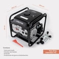 thumbnail image 4 of Generador a Gasolina 3000W 120V Portátil, Compacto y Silencioso, Corriente Estable, Motor 4T, 7L de Capacidad, Ideal para Hogar, Emergencias y Camping, 4 of 8