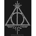 thumbnail image 2 of Girl's Harry Potter Deathly Hallows Symbol Graphic Tee Black X Large, 2 of 4