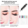 thumbnail image 5 of New Disposable Makeup Brush Barrel Eyelash Brush 100 Color Pack Makeup Tool Beauty Eyelash Crystal Eyelash Brush, 5 of 5